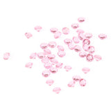 5000pcs 3mm Transparent Wedding Confetti Party Plastic Diamond Sparkly Gems Decor(Pink)