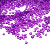 5000pcs 3mm Transparent Wedding Confetti Party Plastic Diamond Sparkly Gems Decor(Purple)