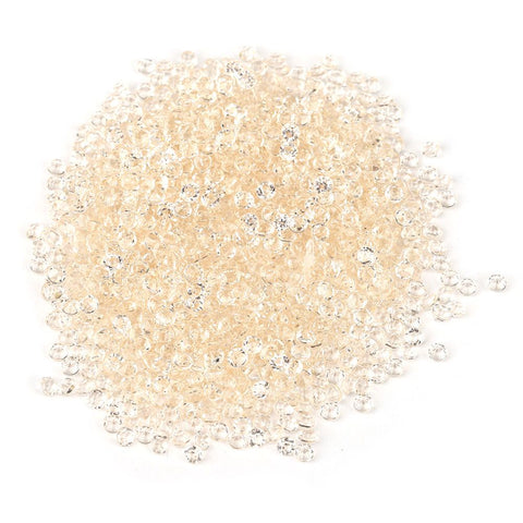 5000pcs 3mm Transparent Wedding Confetti Party Plastic Diamond Sparkly Gems Decor(Light Coffee) In Australia - Darrahopens