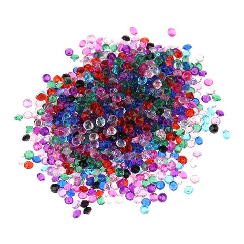 5000pcs 3mm Transparent Wedding Confetti Party Plastic Diamond Sparkly Gems Decor(Mixture) In Australia - Darrahopens