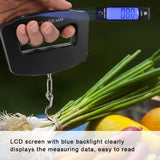 Pocket Size LCD Digital Electronic Hanging Scales Portable Hook Weighing Balance Max. Load 50Kg In Australia - Darrahopens