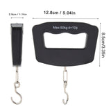 Pocket Size LCD Digital Electronic Hanging Scales Portable Hook Weighing Balance Max. Load 50Kg