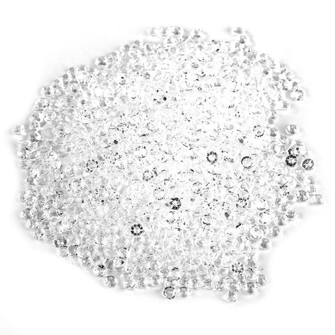 2000pcs Wedding Decoration Scatter Table Crystal Acrylic Confetti Party Decorations (White) In Australia - Darrahopens