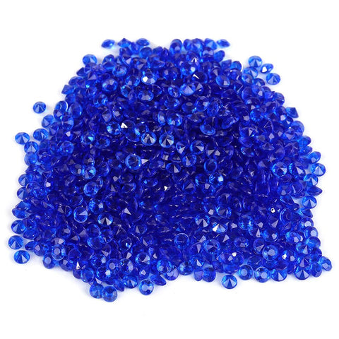 2000pcs Wedding Decoration Scatter Table Crystal Acrylic Confetti Party Decorations (Blue) In Australia - Darrahopens