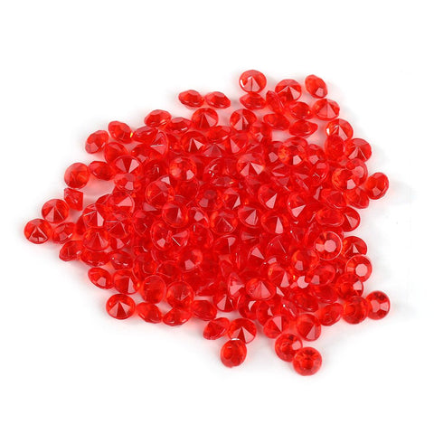 2000pcs Wedding Decoration Scatter Table Crystal Acrylic Confetti Party Decorations (Red) In Australia - Darrahopens