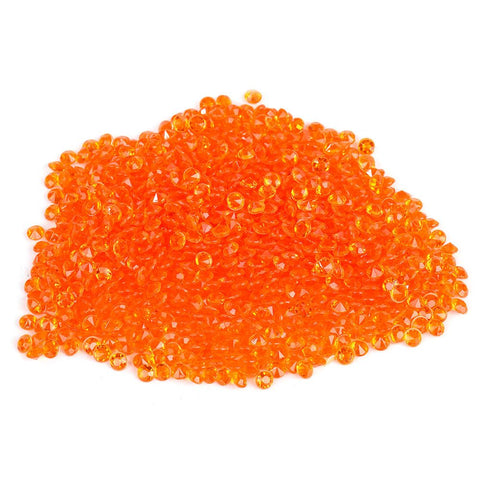 2000pcs Wedding Decoration Scatter Table Crystal Acrylic Confetti Party Decorations (Orange) In Australia - Darrahopens