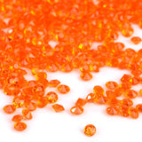 2000pcs Wedding Decoration Scatter Table Crystal Acrylic Confetti Party Decorations (Orange)