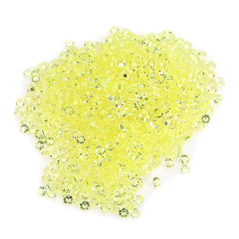 2000pcs Wedding Decoration Scatter Table Crystal Acrylic Confetti Party Decorations (Yellow) In Australia - Darrahopens