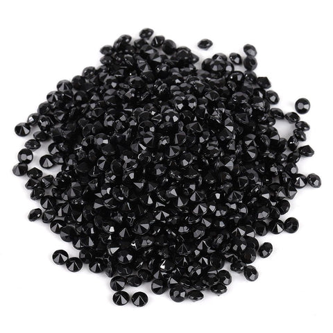 5000pcs DIY Pointed Acrylic Diamond Confetti Gems for Wedding Party (Black) In Australia - Darrahopens