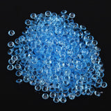 5000pcs DIY Pointed Acrylic Diamond Confetti Gems for Wedding Party (Light Blue)