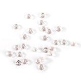 5000pcs DIY Pointed Acrylic Diamond Confetti Gems for Wedding Party (Light Coffee)