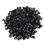 500pcs 8mm Pointed Acrylic Diamond Confetti for Wedding Party DIY Handmake (Black) In Australia - Darrahopens