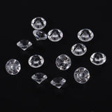 500pcs 8mm Pointed Acrylic Diamond Confetti for Wedding Party DIY Handmake (White) In Australia - Darrahopens