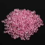 500pcs 8mm Pointed Acrylic Diamond Confetti for Wedding Party DIY Handmake (Pink)