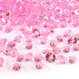 500pcs 8mm Pointed Acrylic Diamond Confetti for Wedding Party DIY Handmake (Pink)