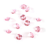 500pcs 8mm Pointed Acrylic Diamond Confetti for Wedding Party DIY Handmake (Pink)