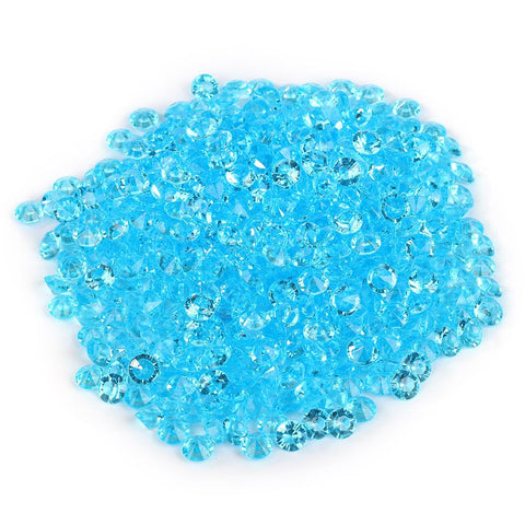 500pcs 8mm Pointed Acrylic Diamond Confetti for Wedding Party DIY Handmake (Blue) In Australia - Darrahopens