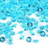 500pcs 8mm Pointed Acrylic Diamond Confetti for Wedding Party DIY Handmake (Blue)
