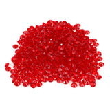 500pcs 8mm Pointed Acrylic Diamond Confetti for Wedding Party DIY Handmake (Red)