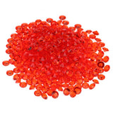 500pcs 10mm DIY Transparent Pointed Acrylic Diamond Gems for Wedding Party (Red) In Australia - Darrahopens