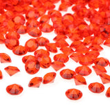 500pcs 10mm DIY Transparent Pointed Acrylic Diamond Gems for Wedding Party (Red) In Australia - Darrahopens