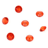 500pcs 10mm DIY Transparent Pointed Acrylic Diamond Gems for Wedding Party (Red)