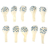 10PCS Cute Print Latex Balloons Set for Baby Child Birthday Party Decoration (2#) In Australia - Darrahopens