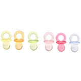 50pcs Acrylic Baby Pacifiers Baby Shower Decoration Table Scatter (Transparent Mixed Color)