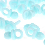 50pcs Acrylic Baby Pacifiers Baby Shower Decoration Table Scatter for Baby Girl Boy (Pink) In Australia - Darrahopens