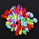 50pcs Acrylic Baby Pacifiers Baby Shower Decoration Table Scatter (Mixed Color) In Australia - Darrahopens