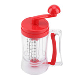 Hand held Manual Pancake Cupcake Batter Mixer Dispenser Blender Machine Baking Tool