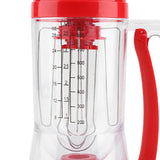 Hand held Manual Pancake Cupcake Batter Mixer Dispenser Blender Machine Baking Tool