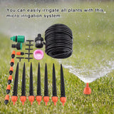 10M DIY Garden Water Drip Irrigation Kit Plant Automatic Watering Set