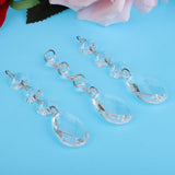 DIY Transparent Acrylic Ball Bead Hanging Pendant Decoration Ornament Accessory (D)