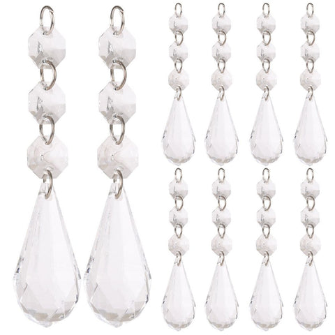 DIY Transparent Acrylic Ball Bead Hanging Pendant Decoration Ornament Accessory (F) In Australia - Darrahopens