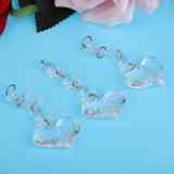 DIY Transparent Acrylic Ball Bead Hanging Pendant Decoration Ornament Accessory (J)