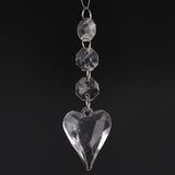 DIY Transparent Acrylic Ball Bead Hanging Pendant Decoration Ornament Accessory (K)