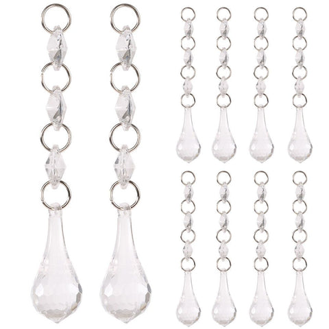DIY Transparent Acrylic Ball Bead Hanging Pendant Decoration Ornament Accessory (L) In Australia - Darrahopens