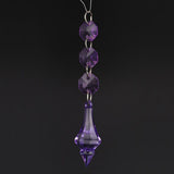 DIY Transparent Acrylic Ball Bead Hanging Pendant Decoration Ornament Accessory (N)