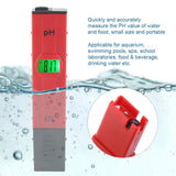 Portable LCD Digital Food Beverage PH Tester Aquarium Pool Water Quality Testing Pen Meter