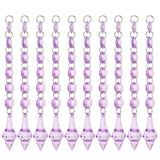 10Pcs lot 6+1 Acrylic Diamonds Wedding Decoration Crystal Gems Hangings Decor(A) In Australia - Darrahopens