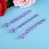 10Pcs lot 6+1 Acrylic Diamonds Wedding Decoration Crystal Gems Hangings Decor(A) In Australia - Darrahopens