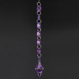 10Pcs lot 6+1 Acrylic Diamonds Wedding Decoration Crystal Gems Hangings Decor(A)