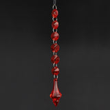 10Pcs lot 6+1 Acrylic Diamonds Wedding Decoration Crystal Gems Hangings Decor(B)
