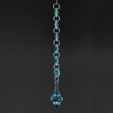 10Pcs lot 6+1 Acrylic Diamonds Wedding Decoration Crystal Gems Hangings Decor(C)