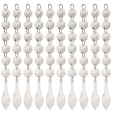 10Pcs lot 6+1 Acrylic Diamonds Wedding Decoration Crystal Gems Hangings Decor(D) In Australia - Darrahopens