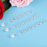 10Pcs lot 6+1 Acrylic Diamonds Wedding Decoration Crystal Gems Hangings Decor(D) In Australia - Darrahopens