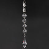 10Pcs lot 6+1 Acrylic Diamonds Wedding Decoration Crystal Gems Hangings Decor(D) In Australia - Darrahopens