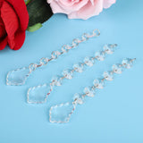 10Pcs lot 6+1 Acrylic Diamonds Wedding Decoration Crystal Gems Hangings Decor(E) In Australia - Darrahopens