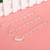 10Pcs lot 6+1 Acrylic Diamonds Wedding Decoration Crystal Gems Hangings Decor(E) In Australia - Darrahopens